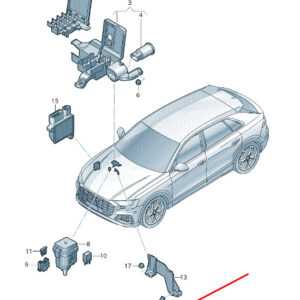 AUDI A4 Avant B9 Glow Plug Control Unit 4M0907282E ORIGINAL