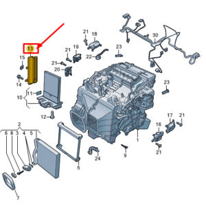 AUDI Q4 E-Tron Heater Core Access Cover 1EA819422A ORIGINAL