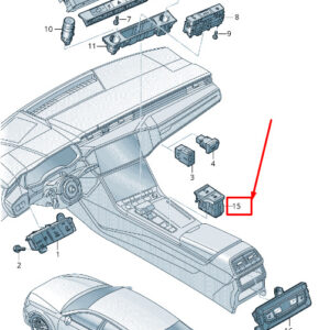 AUDI A6 4A C8 Electromechanical Parking Brake Switch 4K0927225C ORIGINAL