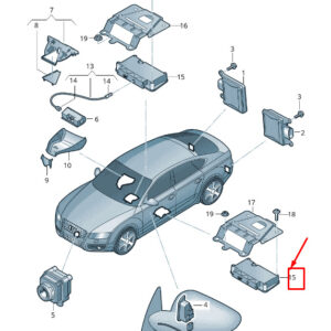 AUDI RS7 Sportback 4G Image Processing Control Unit 4H0907107G ORIGINAL