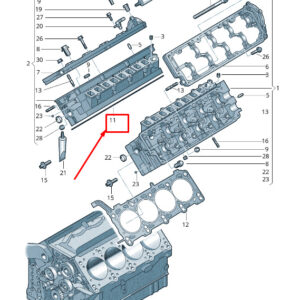 AUDI Q7 4L Cylinder Head Gasket 057103383JD ORIGINAL