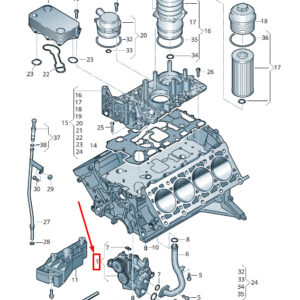 AUDI A8 4H Engine Oil Pump 057115105AA ORIGINAL