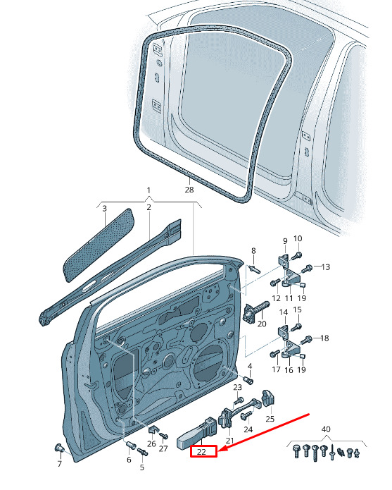 AUDI Q2 GA Front Door Catch Cover 81A837267 ORIGINAL 1 AUDI Q2 GA Front Door Catch Cover 81A837267 ORIGINAL