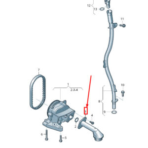 AUDI Q5 FY Engine Oil Pump Suction Line 05L115251 ORIGINAL