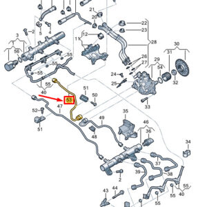 AUDI A8 D5 Fuel Line 059130312BM ORIGINAL