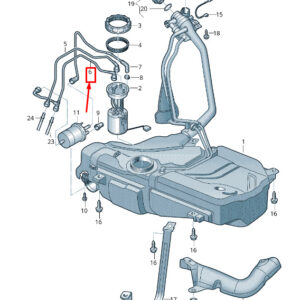AUDI A1 MK1 Fuel Feed Line 6R0201293 ORIGINAL
