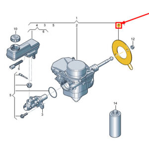 AUDI Q4 E-Tron Power Brake Booster Gasket 1EB612161 ORIGINAL