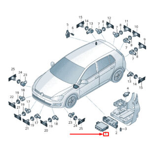 AUDI A3 Sportback 8V Parking Distance Control Unit 5Q0919283E ORIGINAL
