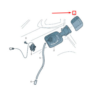 AUDI A6 C8 Fuel Filler Flap 4K0809907B GRU 4K0809907BGRU ORIGINAL
