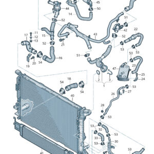 AUDI RSQ3 8U Coolant Hose With Quick Release Coupling 8U0122157 ORIGINAL