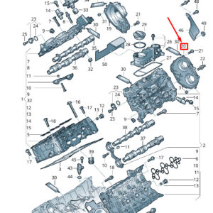 AUDI A4 B9 Left Cylinder Head Cover 06M109285F ORIGINAL
