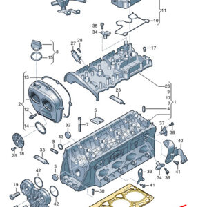 AUDI A3 Sportback 8Y Engine Cylinder Head Gasket 06Q103383A ORIGINAL