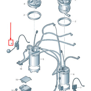 AUDI Q7 4L Right Fuel Gauge Sender 4L0919673A ORIGINAL