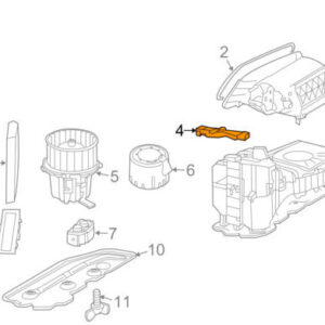 Audi A4 B8 Evaporator Heater Adjuster RHD 8K2819425A ORIGINAL