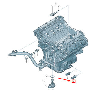 AUDI A4 B8 Engine Oil Pressure Switch 06E919081F ORIGINAL