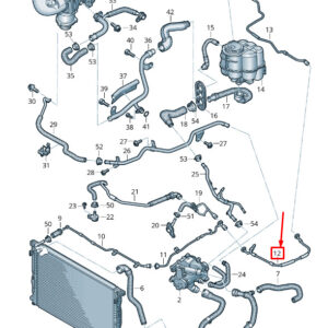 AUDI A4 Avant B9 Engine Breather Line 8W1121081BA ORIGINAL