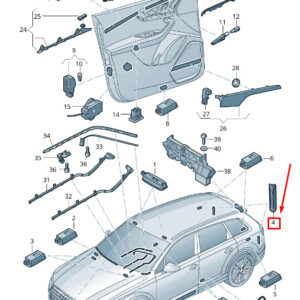 AUDI Q7 4M Rear Trunk Interior Lighting 4M0947169JN5 4M0947169 JN5 ORIGINAL