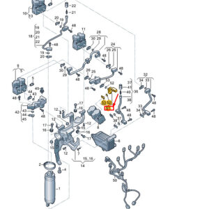 AUDI Q4 E-Tron A/C Refrigerant Line 1EA816527 ORIGINAL