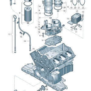 AUDI Q7 4L Input Shaft 059115120A ORIGINAL