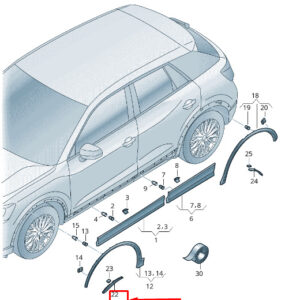 AUDI Q2 GA Front Left Wheel Cover 81A854969 ORIGINAL