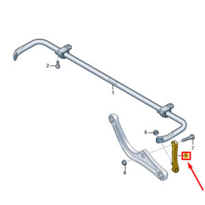 AUDI Q4 E-Tron Rear Right Stabilizer Link 1EA505466 ORIGINAL