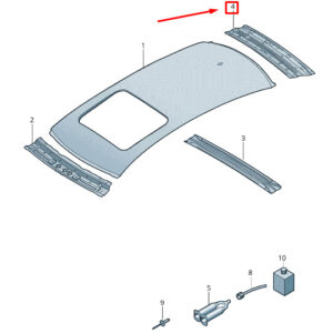 AUDI A6 Avant C7 Rear Inner Roof Frame 4G5817961 ORIGINAL