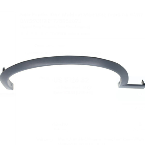 BMW X3 F25 Front Left Fender Molding 8052073 51778052073 ORIGINAL