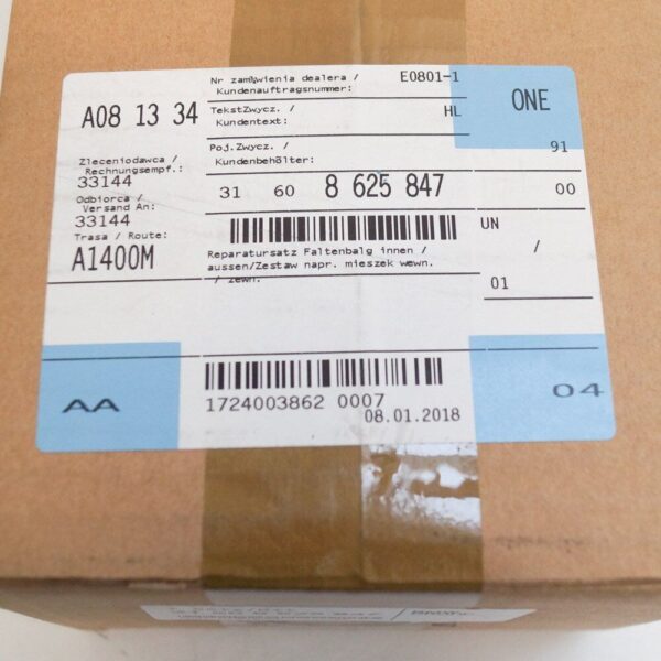 BMW X1 F48 ORIGINAL Front Right Driveshaft Rubber Kit 8625847 2016 - Image 5
