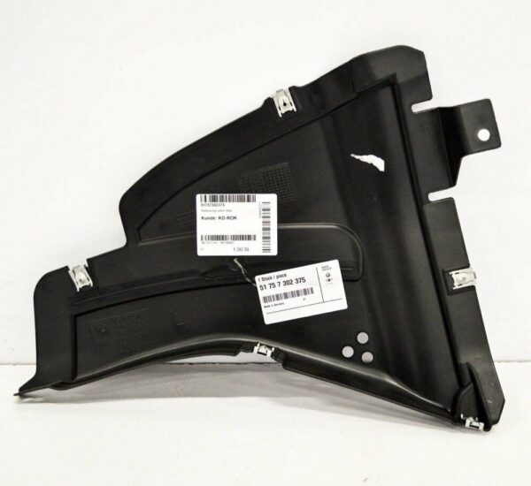BMW 7 F01 Front Left Wheel Arch Liner Front Bottom Cover 51757302375 ORIGINAL - Image 5
