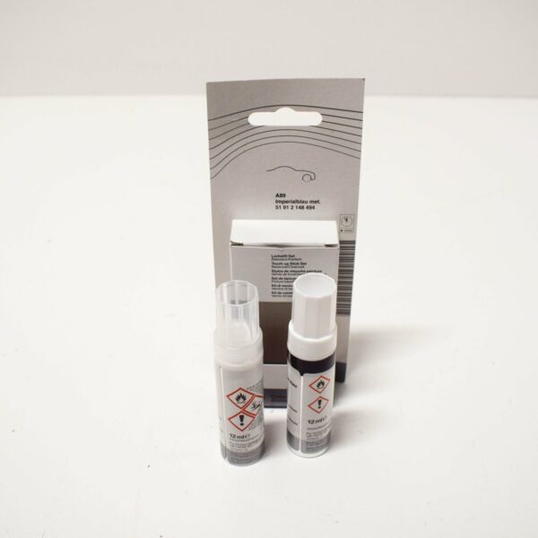 BMW Touch Up Paint Stick Set Code A89 Imperial Blue Metallic 51912148494 NEW
