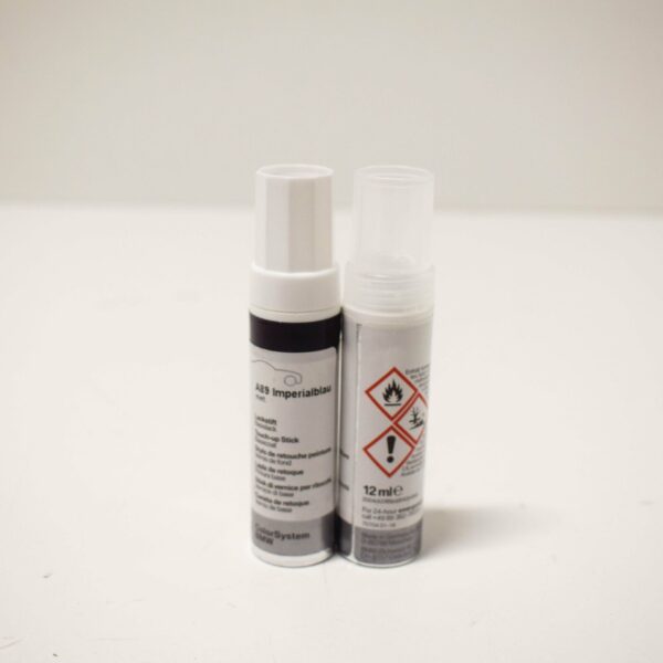 BMW Touch Up Paint Stick Set Code A89 Imperial Blue Metallic 51912148494 NEW - Image 4