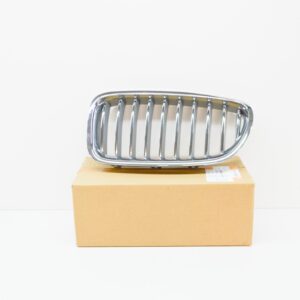 BMW 5 F10 Radiator Left Grille Aluminium Matt 51137412325 2015 ORIGINAL