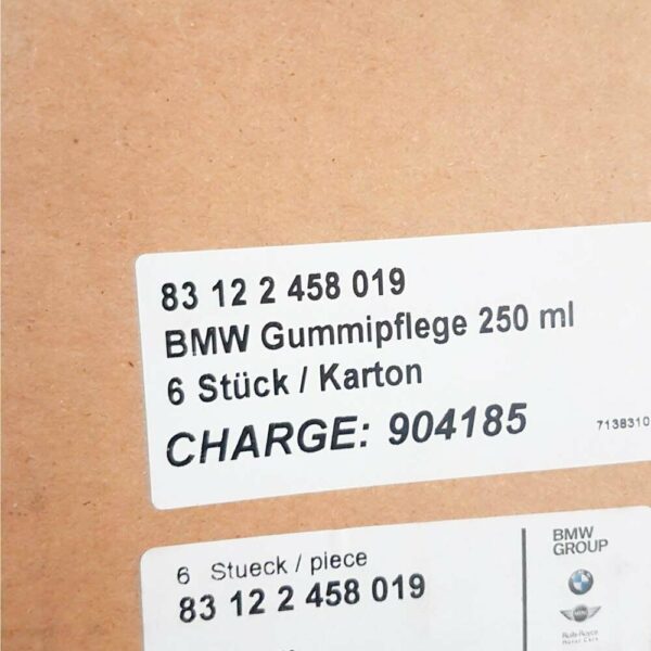 BMW Rubber Care 250 ML Interior Care 83122458019 ORIGINAL - Image 2
