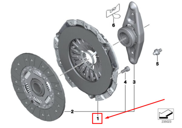 BMW 5 F10 Clutch Kit 8631999 21208631999 ORIGINAL - Image 5