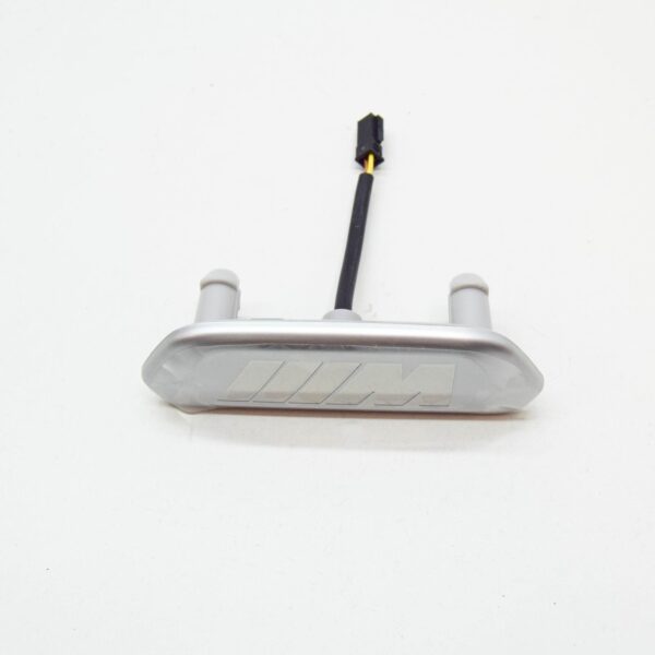 BMW M3 F80 Front Sport Seat Backrest Emblem Trim Silber 52109503045 ORIGINAL - Image 2