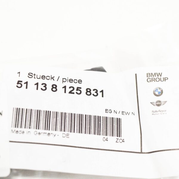 BMW 7 E38 Fender Wing Side Left Rubber Trim Strip 51138125831 ORIGINAL - Image 3
