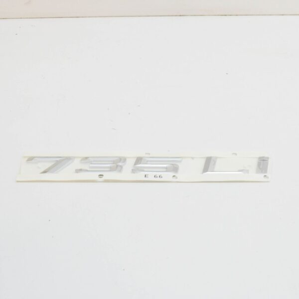 BMW 7 E66 Trunk Lid 735Li Emblem Badge 51147033241 ORIGINAL