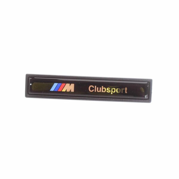 BMW E36 Coupe M Clubsport Door Moulding Emblem Badge 2495560 51132495560 NEW - Image 2