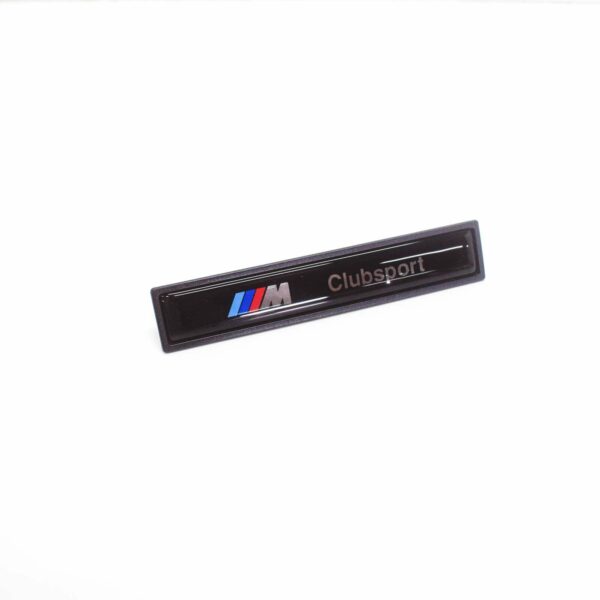 BMW E36 Coupe M Clubsport Door Moulding Emblem Badge 2495560 51132495560 NEW - Image 3