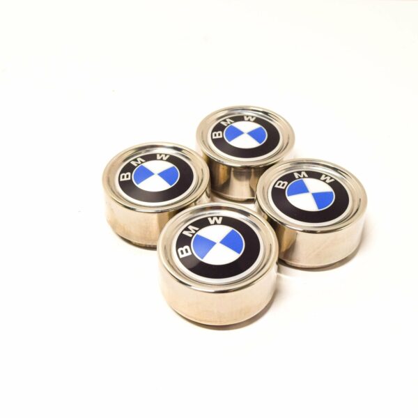 BMW 3 E30 Wheel Center Caps SET x4 36131114180 1114180 ORIGINAL - Image 2