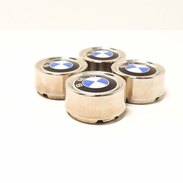 BMW 3 E30 Wheel Center Caps SET x4 36131114180 1114180 ORIGINAL - Image 3