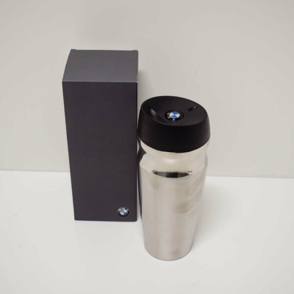 BMW Thermo Mug Stainless Steel Insulated Cup 15oz. 80562211967 ORIGINAL +