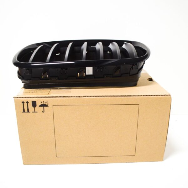 BMW X6 E72 Front Bumper Left Grille Black High Gloss 51712150247 ORIGINAL