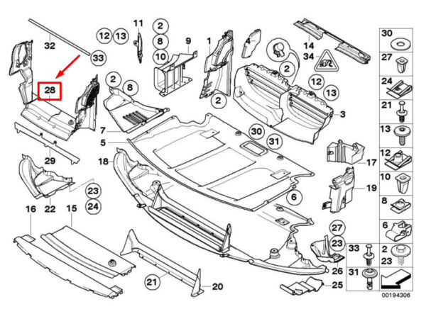 BMW 5 E60 Air Duct U-Shape 51747184413 7184413 ORIGINAL - Image 5