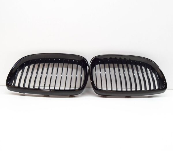 BMW 3 E90 Front Left And Right Bumper Kidney Grille Set 7979350 7979349 NEW - Image 2