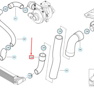 BMW 5 E39 Pressure Hose Assembly 11617785396 7785396 ORIGINAL