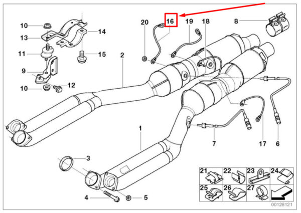 BMW 7 E38 Positive Battery Cable 1733932 12421733932 ORIGINAL - Image 4