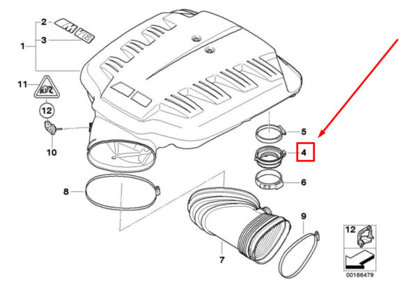 BMW 3 Coupe E92 Engine Intake Manifold Gasket 11617838287 7838287 ORIGINAL - Image 4