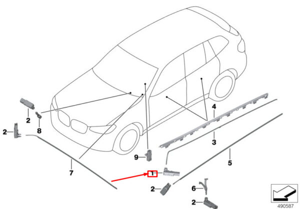 BMW X3 G01 LED Module 63317941159 ORIGINAL - Image 2
