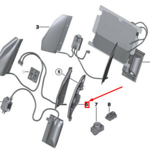 BMW 1 F20 Front Left Seat Supporting Plate 52107273671 7273671 ORIGINAL